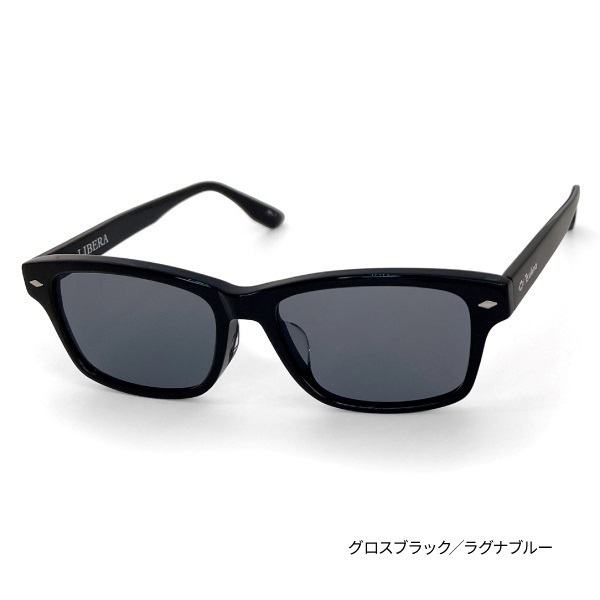 【RARTS×Tsulino】LIBERA 【偏光サングラス】(フレーム: グロスブラック-ラグナブルー)